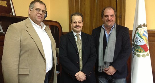 Juan Carlos Venecia, Oscar Peire y Ricardo Griot